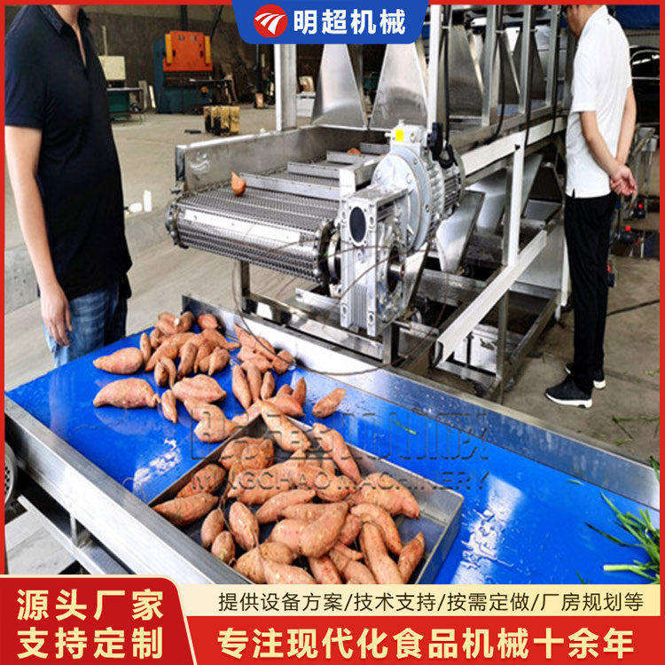 小香薯清洗风干流水线