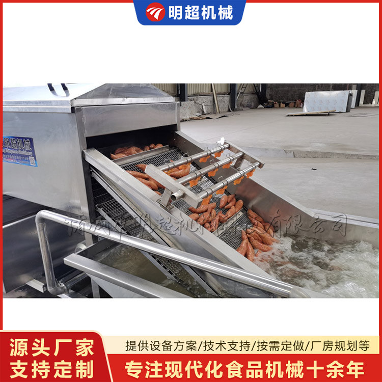 红薯清洗机-球茎类泥沙清洗设备