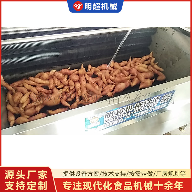 红薯清洗机-球茎类泥沙清洗设备