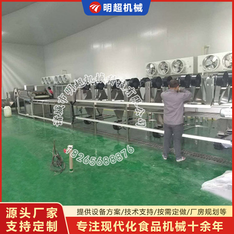 福建功夫生鲜白菜清洗流水线视频