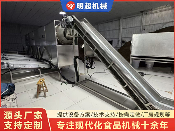 河南客户安装现场梅干菜加工设备